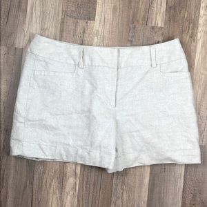 Apt. 9 Linen Blend Fully Lined Shimmer Shorts